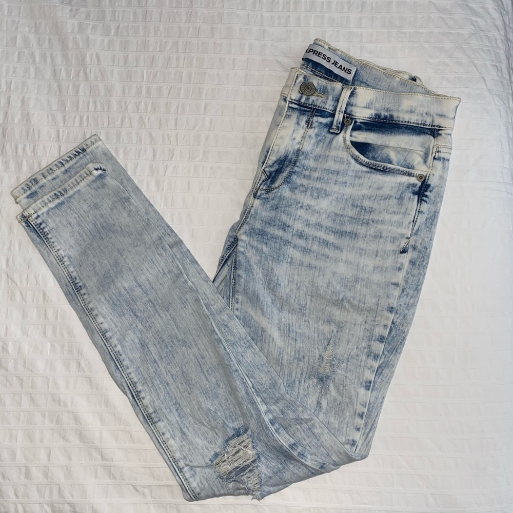Stone washed jeans